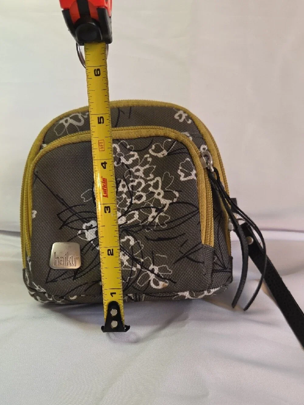 Haiku Olive Green Floral Accent Crossbody